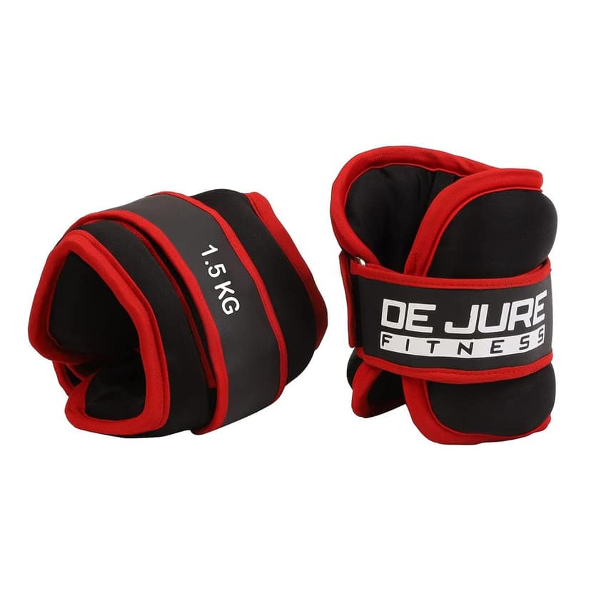 DE JURE FITNESS Ankle & Wrist Weight Set, Adjustable Strap
