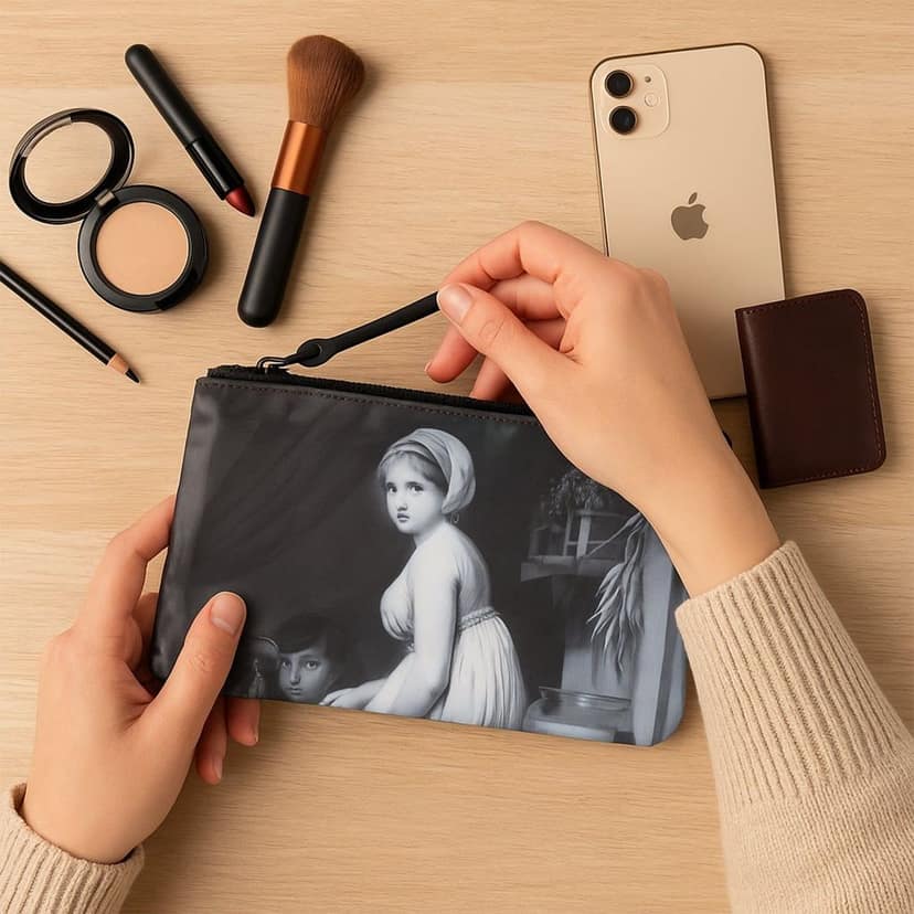 Stylish Multipurpose Makeup & Stationery Bag (19x12cm & 1pc) view 6