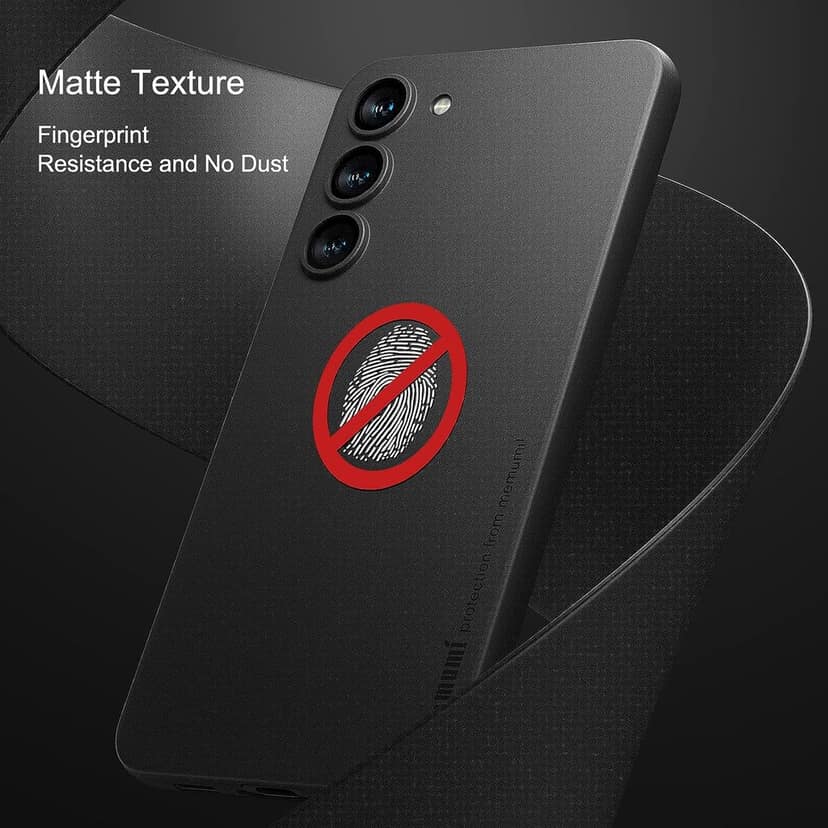 Memumi Ultra Slim 0.3mm Back Cover Case for Samsung Galaxy S23 Plus - Black view 3