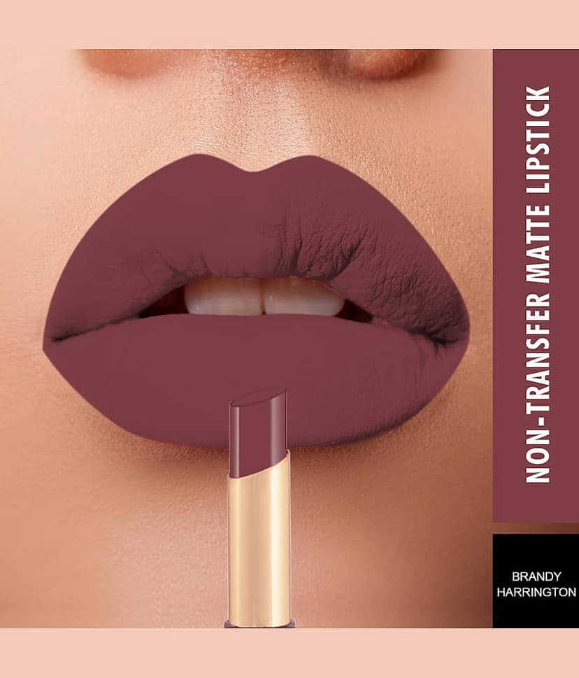 Swiss Beauty Waterproof, Non-Transfer Lipstick (First Love), 2gm view 2