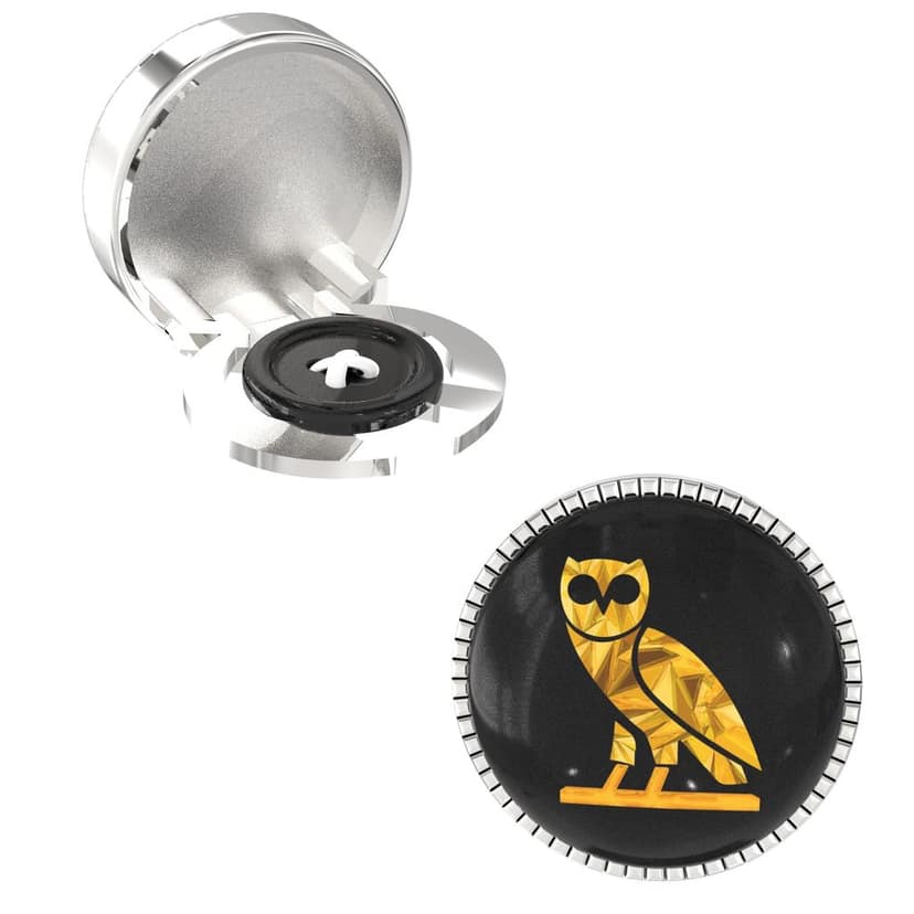 The Smart Buttons - Shirt Button Cover Cufflinks for Men - OVO Drake Style