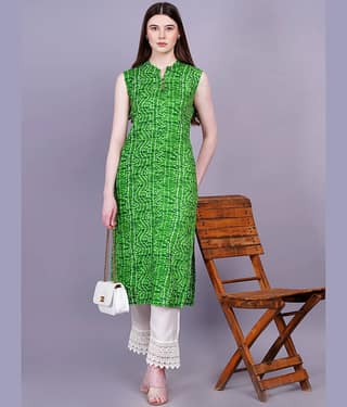 HIGHLIGHT FASHION EXPORT Rayon Printed Straight Women's Kurti - Red ( Pack of 1 )