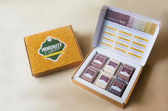 Immunity Collection Rice Gift Box (Includes 6 Rice Varieties Each 230 Gms) view 2