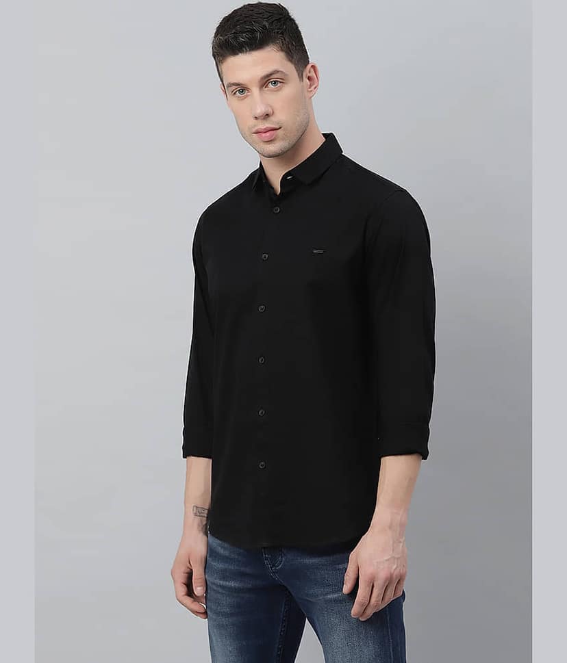 Dennis Lingo - Green 100% Cotton Slim Fit Men's Casual Shirt ( Pack of 1 ) view 4