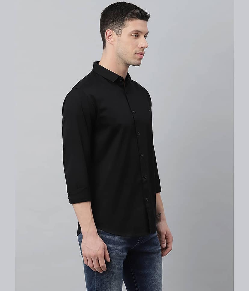 Dennis Lingo - Green 100% Cotton Slim Fit Men's Casual Shirt ( Pack of 1 ) view 5