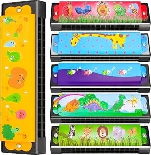 SNAPTRON Return Gifts for Birthday Party Kids 6 Pcs Harmonica Mouth Organ