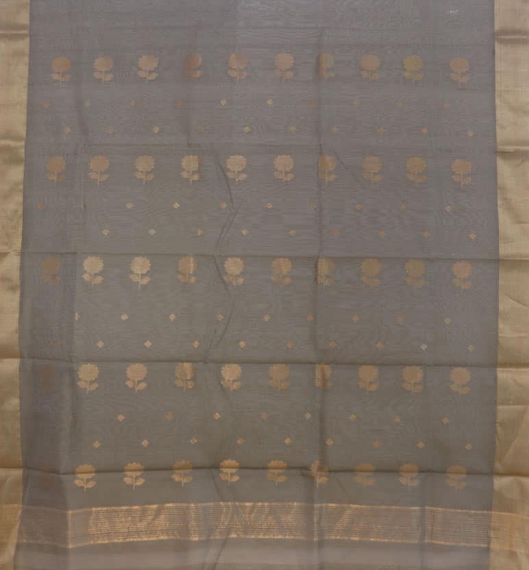 Handloom Chanderi Silk Cotton Saree view 2