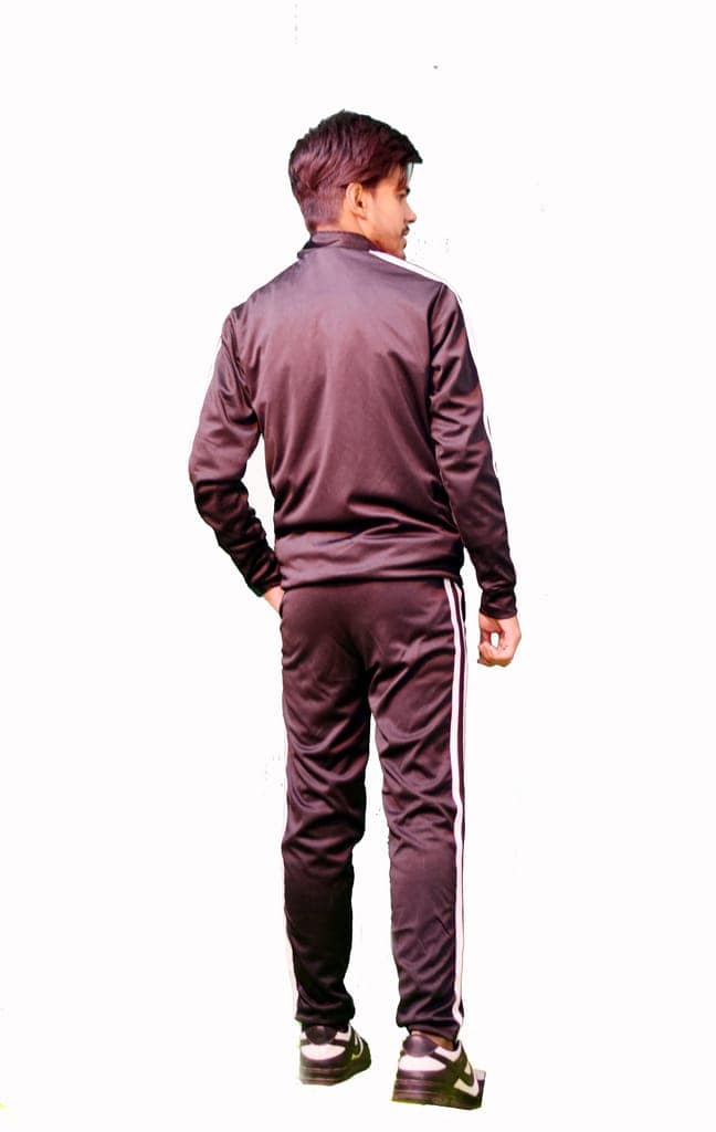 NVA Men's Gym, Yoga, Sports, Running Active Wear Regular Fit Color Block Tracksuit Set With Zipper Pockets view 2