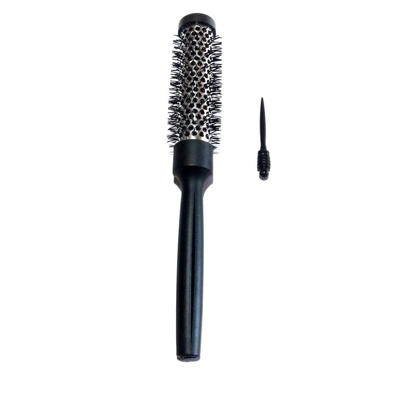 Nawani Hair Curler Brush (24/4 cm, Black)