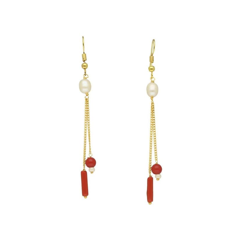 Sri Jagdamba Pearls Divin Pearl Earrings For Women Girls view 2
