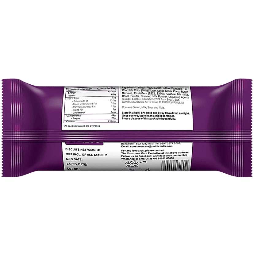 UNIBIC Choco Nut Cookies, 75 g Carton