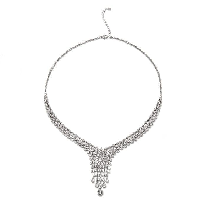 Silver Scarlett Necklace Set view 7