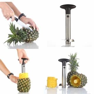 Hardik trading Pineapple Corer Cutter, Newness Premium Pineapple Corer Remover, Stainless Steel Pineapple pack of 1 view 2