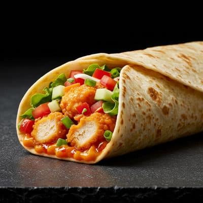 Fiery Chicken Wrap
