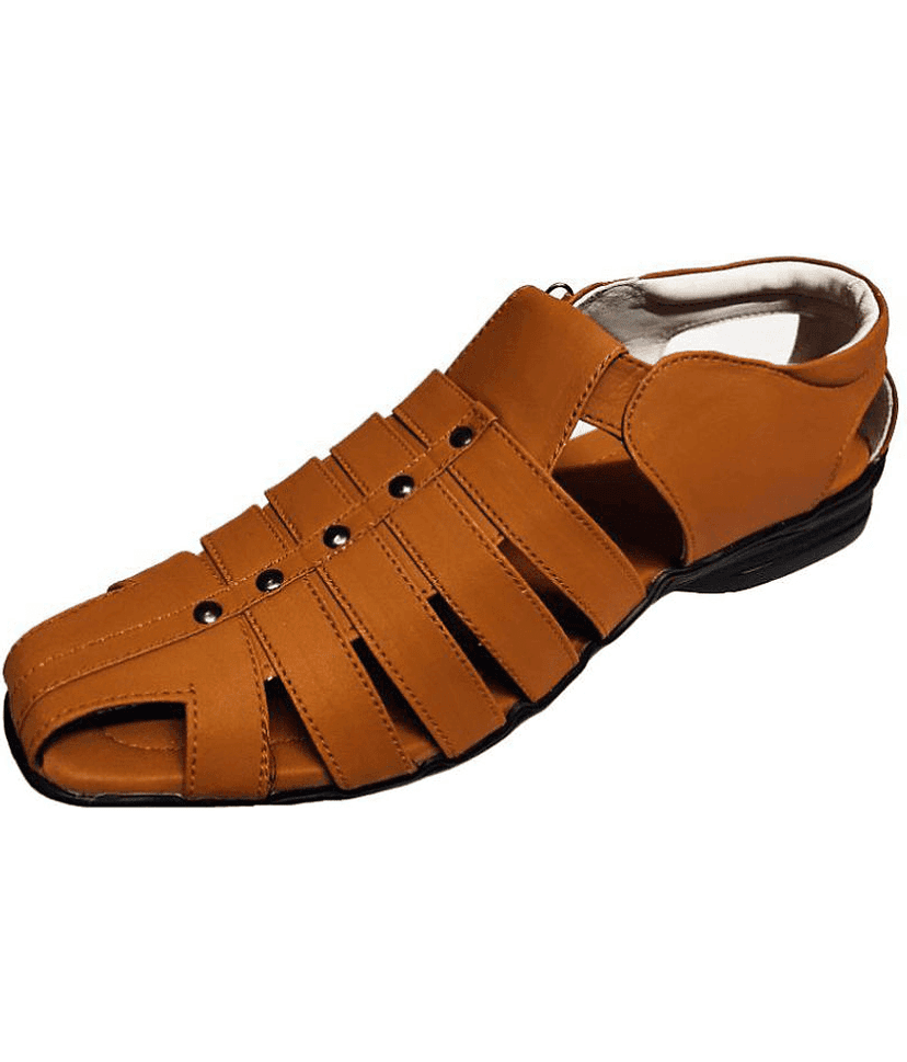 RAGE GAZE - Beige Men's Sandals