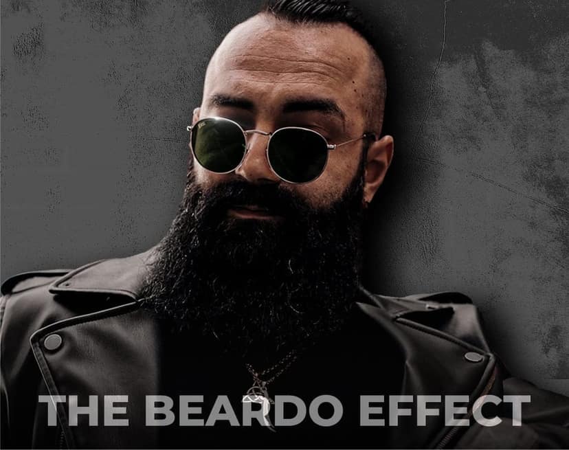 Beardo Mobster Sunglasses-Gun Metal UV-Pro view 6