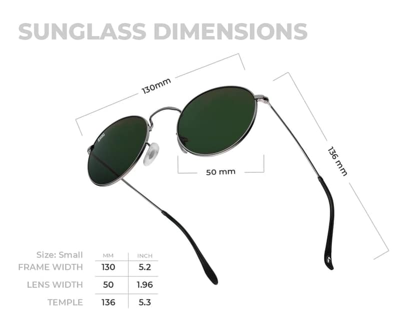 Beardo Mobster Sunglasses-Gun Metal UV-Pro view 7