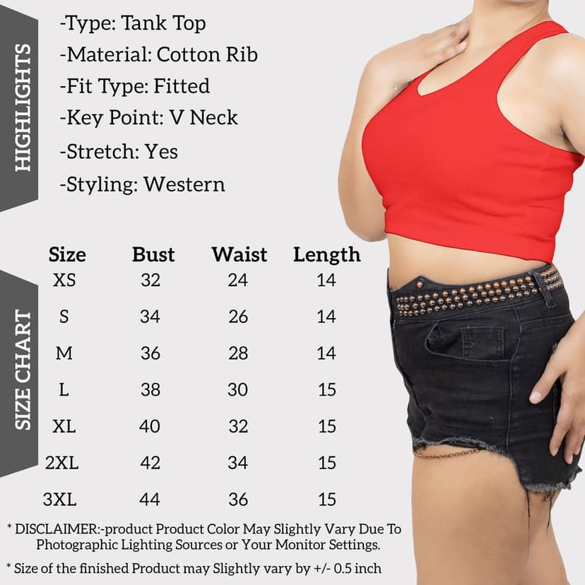 Red Soft and Stretchy Cotton Knit Rib Fitted V Neck Fitted Casual and Sports Crop Top view 4