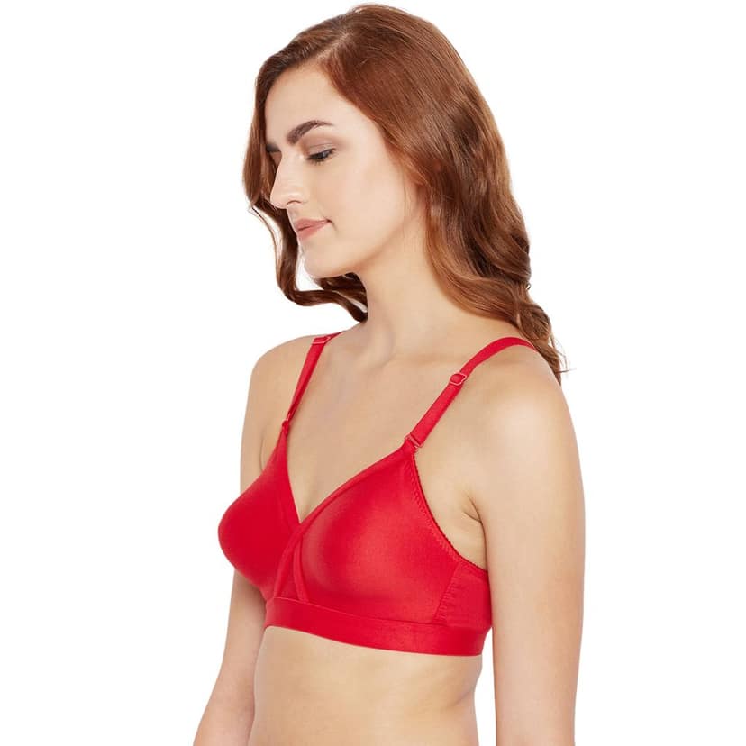 Bodycare 100% Cotton Non Padded Non wired Seamless Bra-Pack of 3 view 4