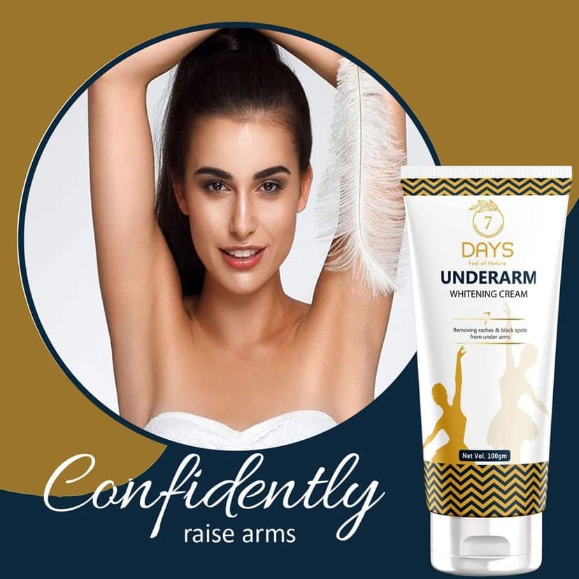 7Days Natural Underarm Whitening Cream for Brighter Underarms view 3