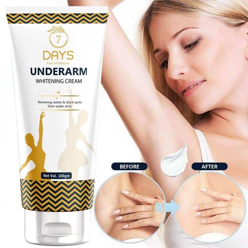 7Days Natural Underarm Whitening Cream for Brighter Underarms view 8