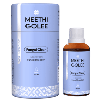 Meethi Golee Fungal Clear Drops for Skin Comfort Support (30ml) | Advanced Homeopathy 2.0 Skin & Immune Balance Formula for Itching, Redness & Recurrent Fungal Sensitivity | Fast Absorbing Oral Drops