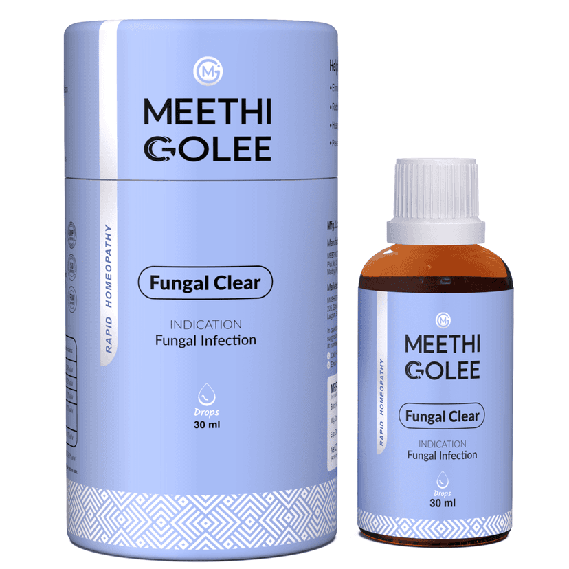 Meethi Golee Fungal Clear Drops for Skin Comfort Support (30ml) | Advanced Homeopathy 2.0 Skin & Immune Balance Formula for Itching, Redness & Recurrent Fungal Sensitivity | Fast Absorbing Oral Drops