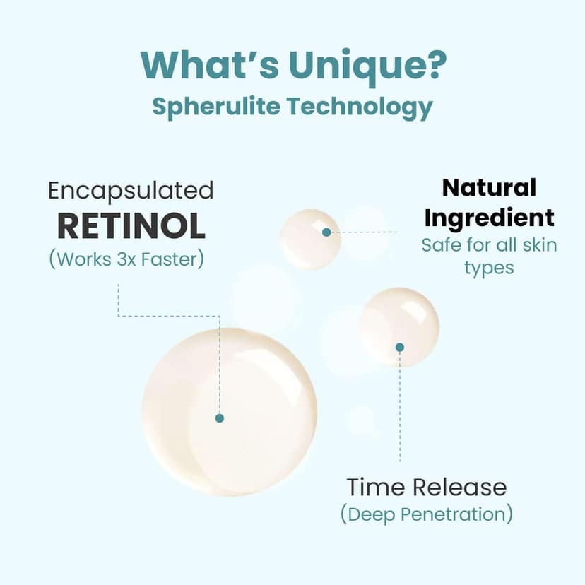Uniqaya Retinol Serum For Face | Face Serum For Glowing Skin | Serum For Pigmentation And Dark Spot (Pack Of 3) view 4