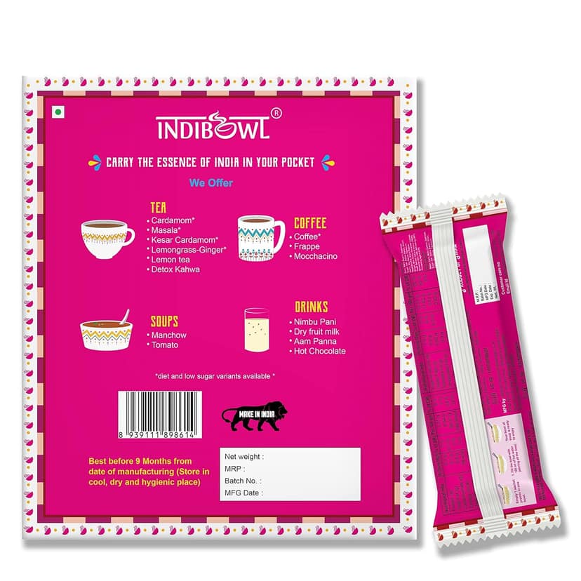 INDICUP Manchow Soup Premix - Pack of 1 - 10 Sachets view 2