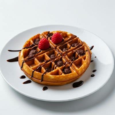 Round Waffle Milk Chocolate