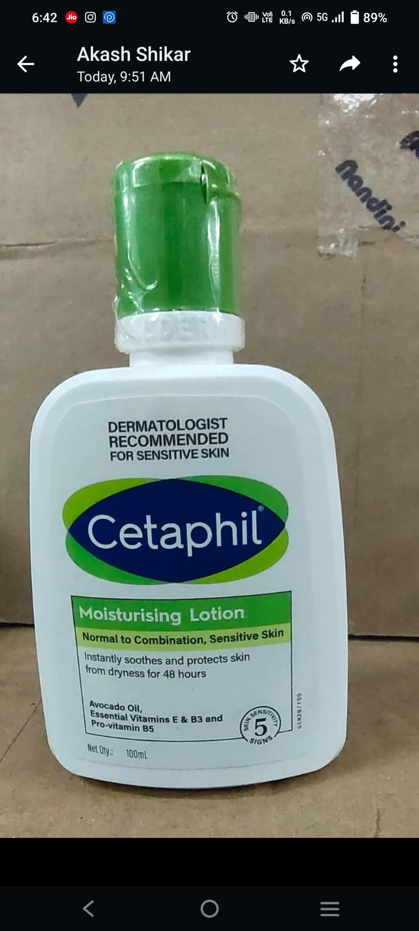 Cetaphil moisturizing lotion