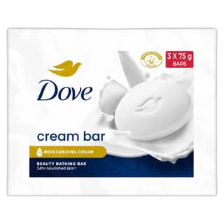 Dove Cream Bar 3 x 75 Gms