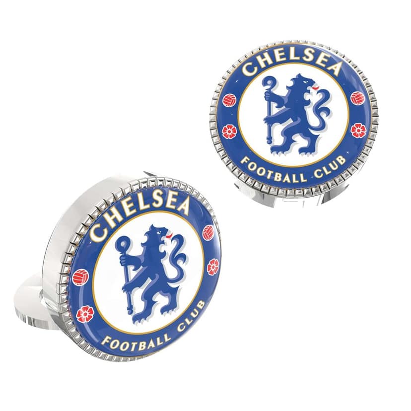 The Smart Buttons - Shirt Button Cover Cufflinks for Men - Chelsea FC Style view 2
