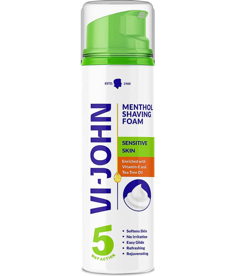 Vi-John Menthol Sensitive Shaving Foam 200 mL