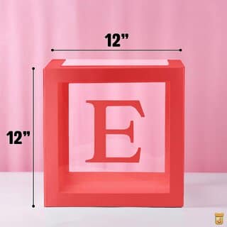 Fun Town Bubble Balloon Box LOVE Red Valentines Day, Wedding Anniversary Decoration Kit Pack of 4 Boxes view 2