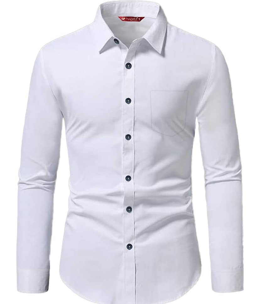 Yugnik Cotton Blend Slim Fit Full Sleeves Men's Formal Shirt - Mint Green ( Pack of 1 )