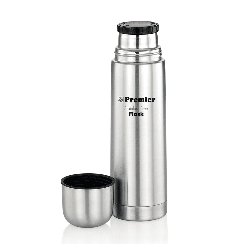 Premier Vacuum Insulated Stainless Steel Flask - 1 Ltr view 2
