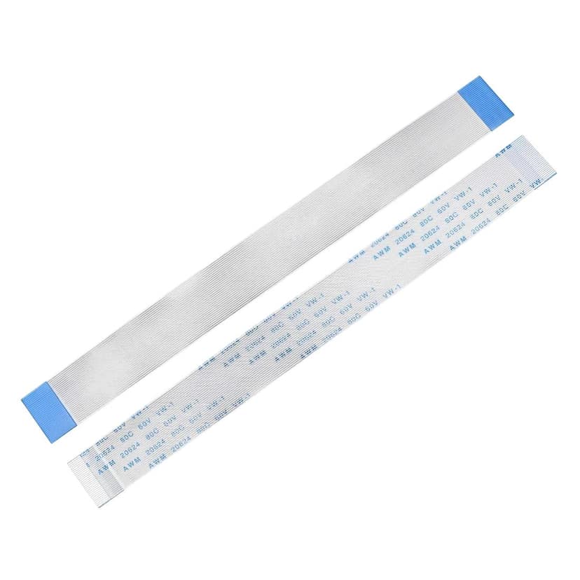18 Pin 0.5mm Pitch 100mm Same Side Connection FFC Ribbon Flexible Flat Cable view 2
