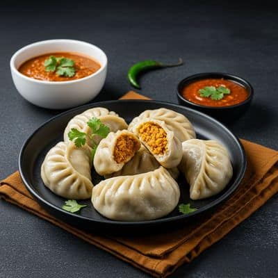 Steam Paneer Momos