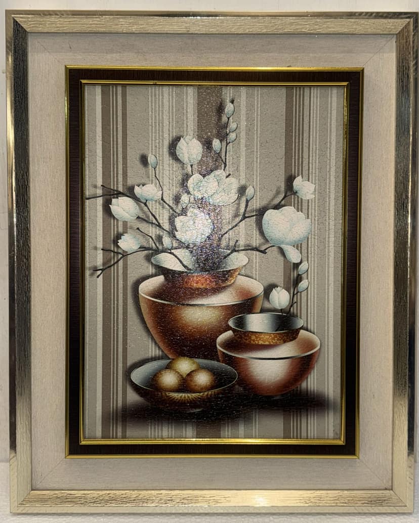 Elegance in Bloom Canvas Painting from OM Collections
