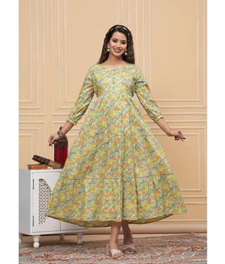 Nevisha Style Multi Color Cotton Maternity Kurta Single