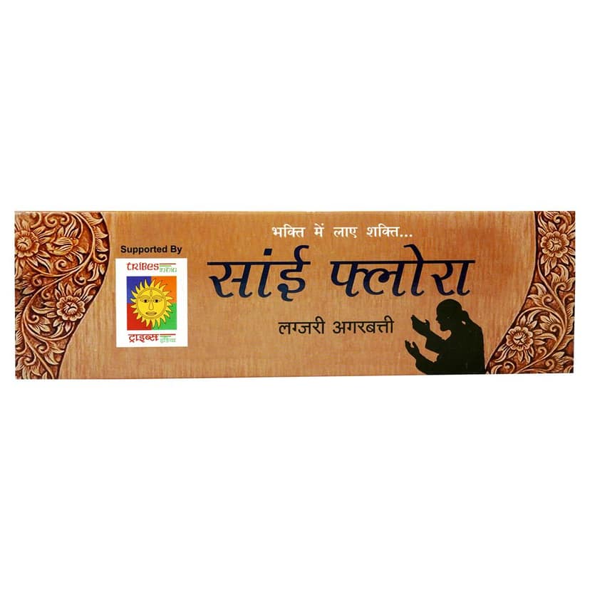 Tribes India Sai Flora Premium Incense Stick - Agarbatti For Puja, Meditation & Festival | 30 Sticks view 2
