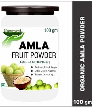 Rawmest 100% Pure Organic Amla Fruit Powder 100 Gm Pack of 1