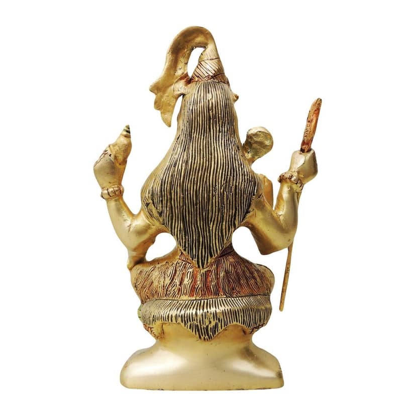 Brass Shiv Ji Statue - Religious Home Decor, Height : 9 Inch (BSMAS831 A) view 2