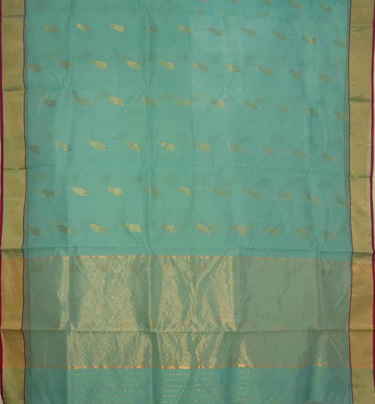 Handloom Chanderi Silk Cotton Saree view 2