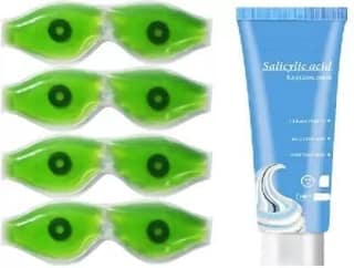 Elecsera Ice Cream Mask Acne Moisturizing Smear Mask Blackheads Remover Mask Cleansing & Shrinking Pores with Aloe Vera Eye Mask (5 Items in the set)