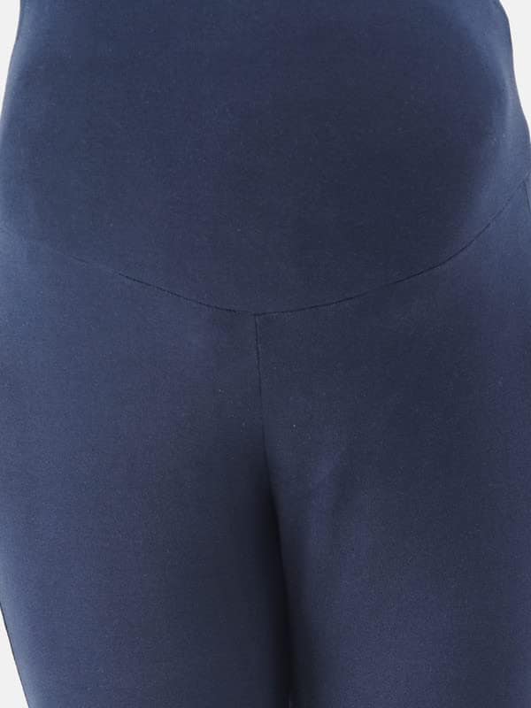 Maternity Pants/Leggings for Pregnant Women Navy view 6