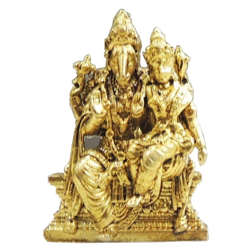 Mini Brass Varaha Laxmi Idol Statue for Gifting, Height : 1.5 Inch (BSMAS1931 C) view 2
