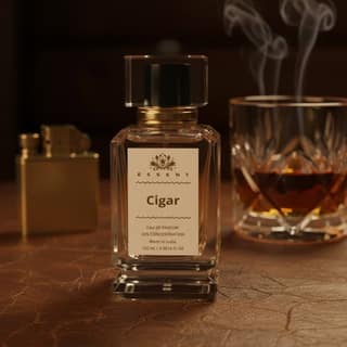 Essent Perfumes Cigar Eau de Parfum (EDP) – Smoky Tobacco Woody Long Lasting Perfume – Men’s Fragrance