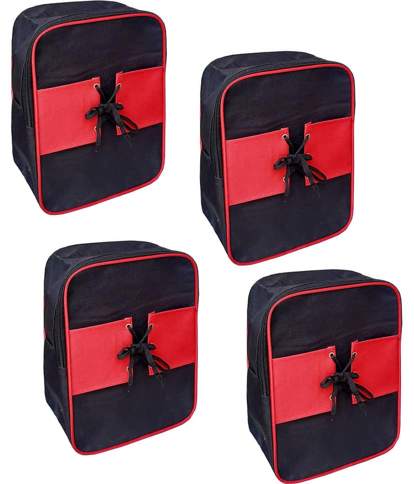 Sh Nasima Water Proof Shoe Cover Storage Travel Tote Bag Multi-Purpose Portable Rack Foldable Organizer Wardrobe Pack Of